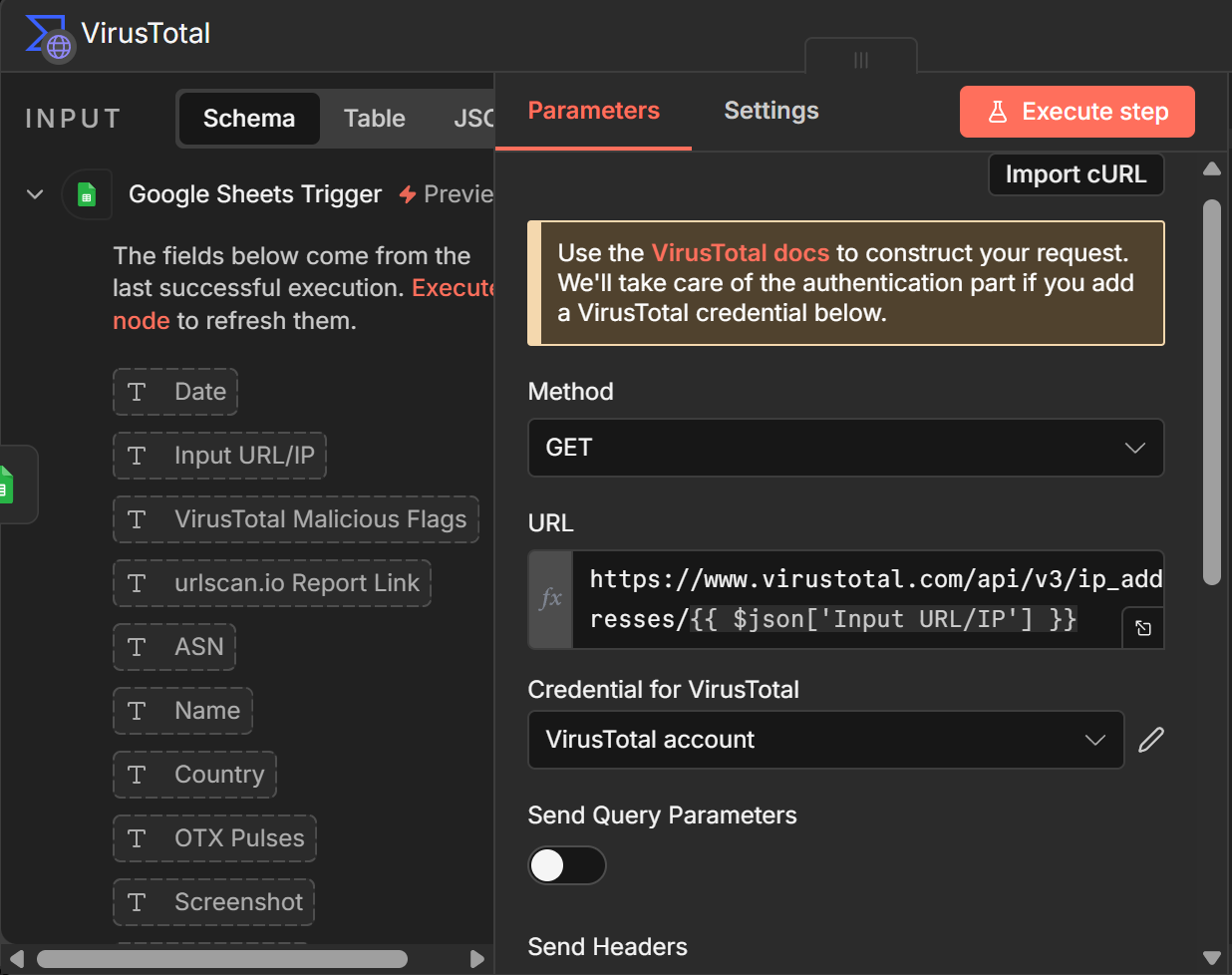 Google Sheets Trigger